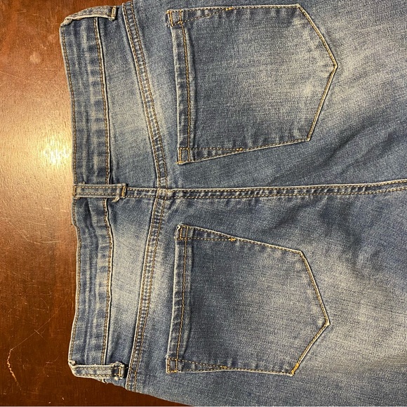 WAX Womens Size 5 Ripped Destroyed Denim High Rise Skinny Blue Jeans - Picture 6 of 9